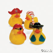 Pirate Rubber Duckies<br>2"-1 dozen